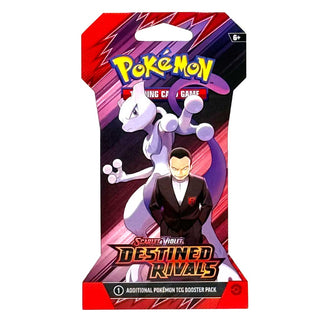 Pokémon trading card game booster pack with character illustration on a white background
