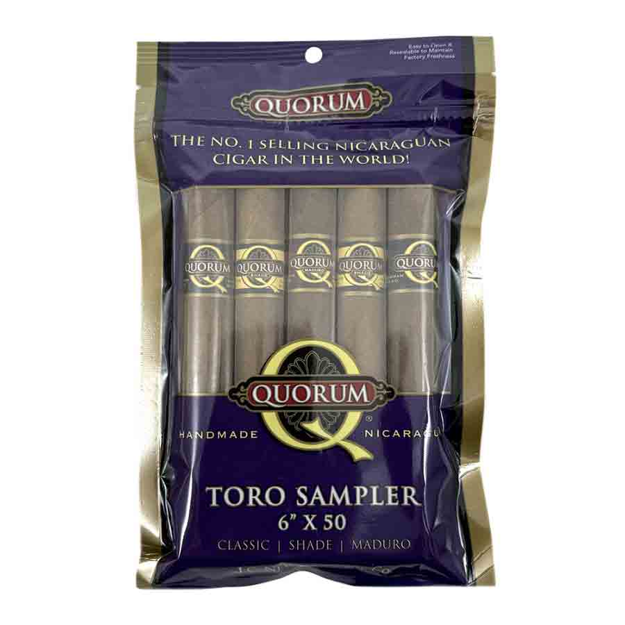 Quorum 5-Cigar Toro Sampler – MATCHBOXBROS.COM