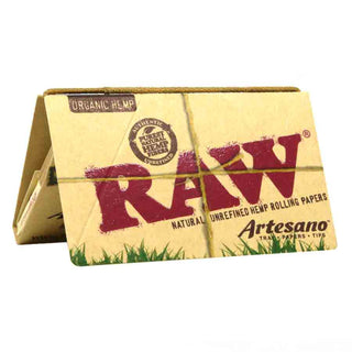 RAW Organic Hemp Artesano 1 1/4 Rolling Papers