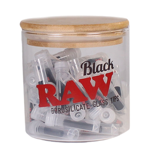 RAW Black Glass Tips