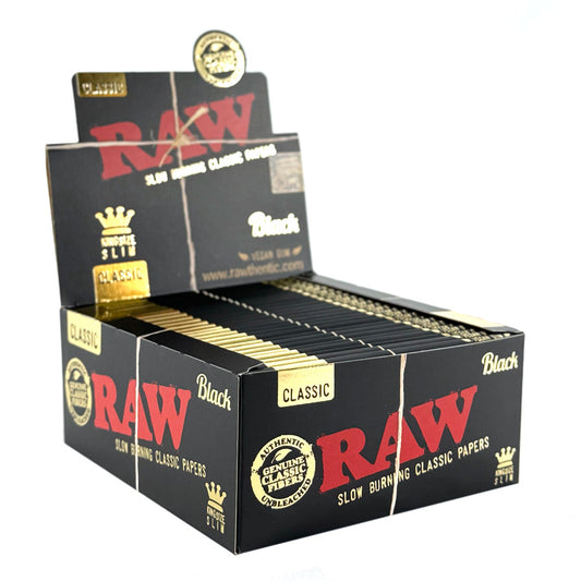 RAW Black King Size Slim Full Box