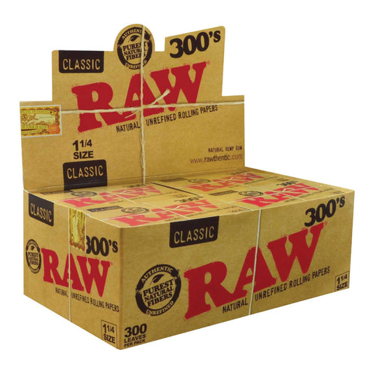 RAW Classic Creaseless 1 1/4 300's Rolling Papers