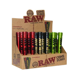RAW Aluminum Cone Tubes w/ Natural Cork Seal