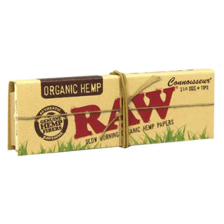 RAW Organic Hemp Connoisseur 1 1/4 Rolling Papers