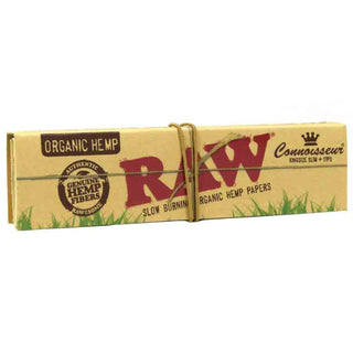 RAW Organic Hemp Connoisseur King Size Slim Rolling Papers