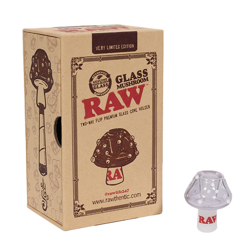 RAW Glass Mushroom Cone Holder