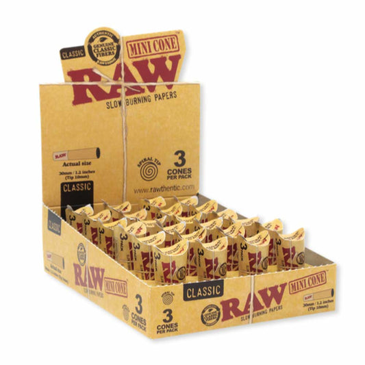 RAW Classic Mini Cones 30/10 (3/Pack)