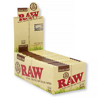 RAW Organic Hemp 1 1/2 Rolling Papers