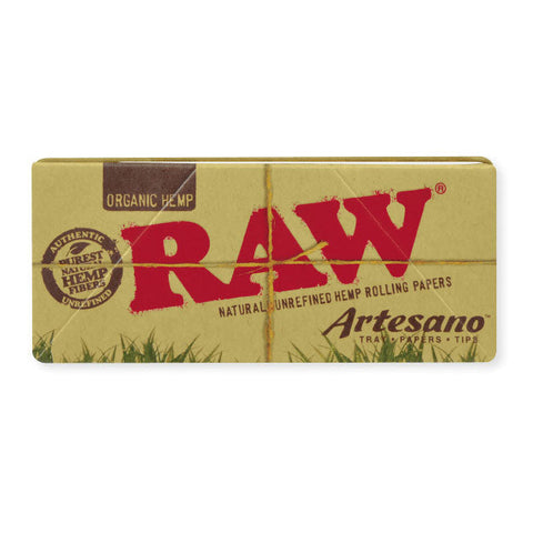RAW Organic Hemp Artesano King Size Slim Rolling Papers