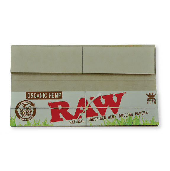 RAW Organic Hemp Connoisseur King Size Slim Rolling Papers