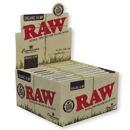 RAW Organic Hemp Connoisseur King Size Slim Rolling Papers