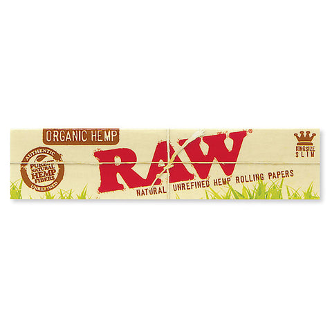 RAW Organic Hemp King Size Slim Rolling Papers