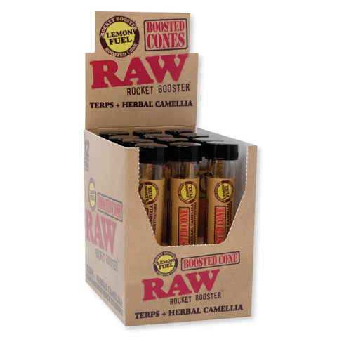 RAW Rocket Booster Cones Lemon Fuel