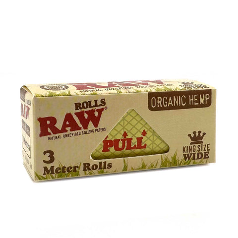 RAW Organic King Size Wide Rolls (3 Meters)