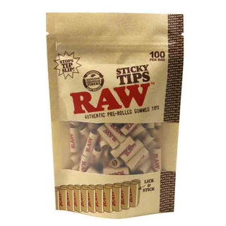 RAW 100 Pre Rolled Sticky Tips