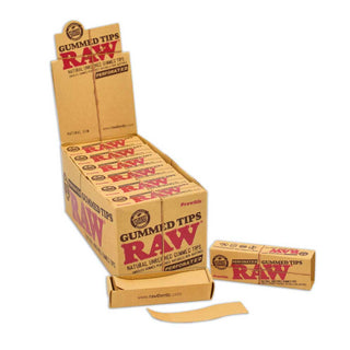 Box of raw perforated gummed tips