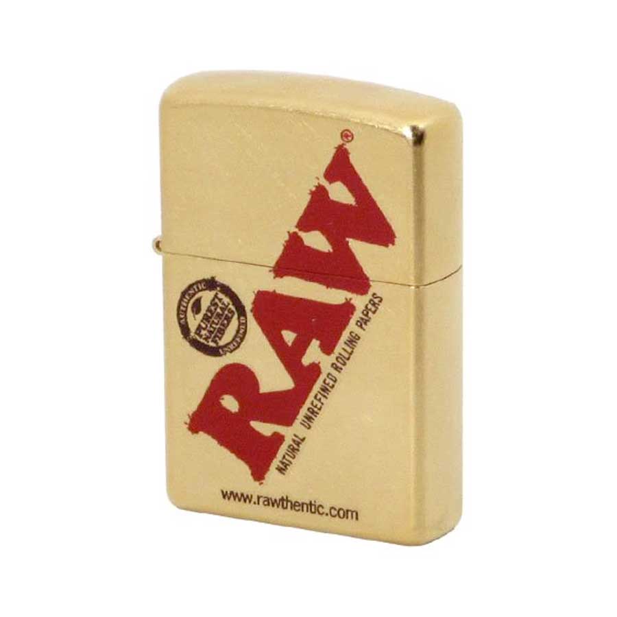 RAW Zippo Gold