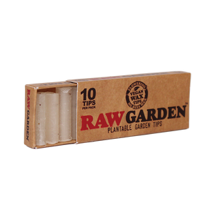 Box of Raw Garden plantable garden tips on a white background