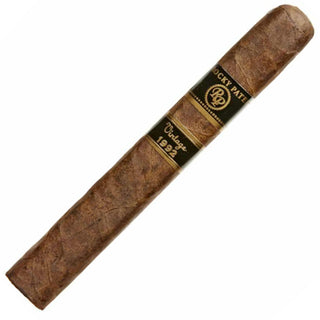 Cigar with Rocky Patel label on a white background