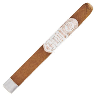 Rocky Patel White Label cigar with a white label on a white background