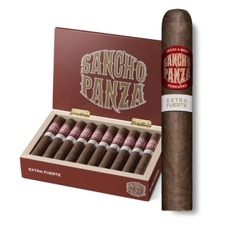 Sancho Panza cigars with a box on a white background