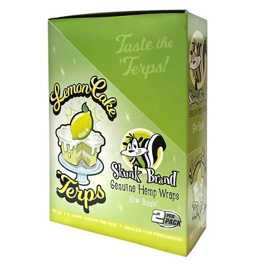 Skunk Terp Enhanced Hemp Wraps ~ Lemon Cake Flavor
