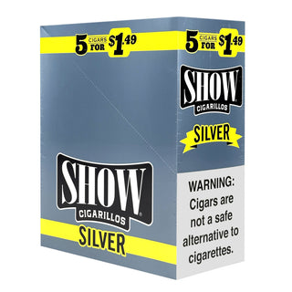 Show Silver Cigarillos (15/5ct)