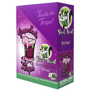 Skunk Brand Hemp Wraps Grape Soda (25/2ct)