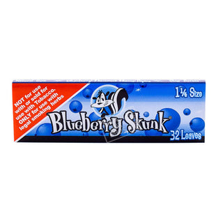 Skunk Brand 1 1/4 Blueberry Skunk Rolling Papers