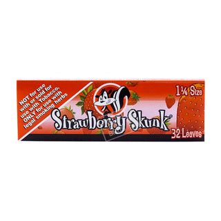 Skunk Brand 1 1/4 Strawberry Skunk Rolling Papers