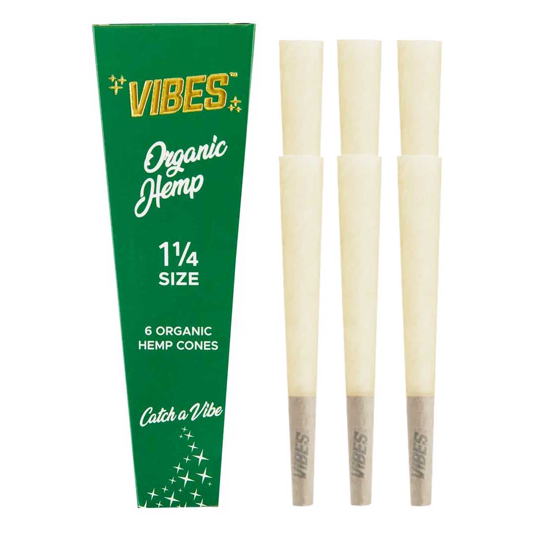 Vibes Cones Organic Hemp 1 1/4 Size