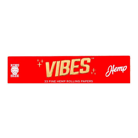 Vibes Rolling Papers Hemp King Size Slim
