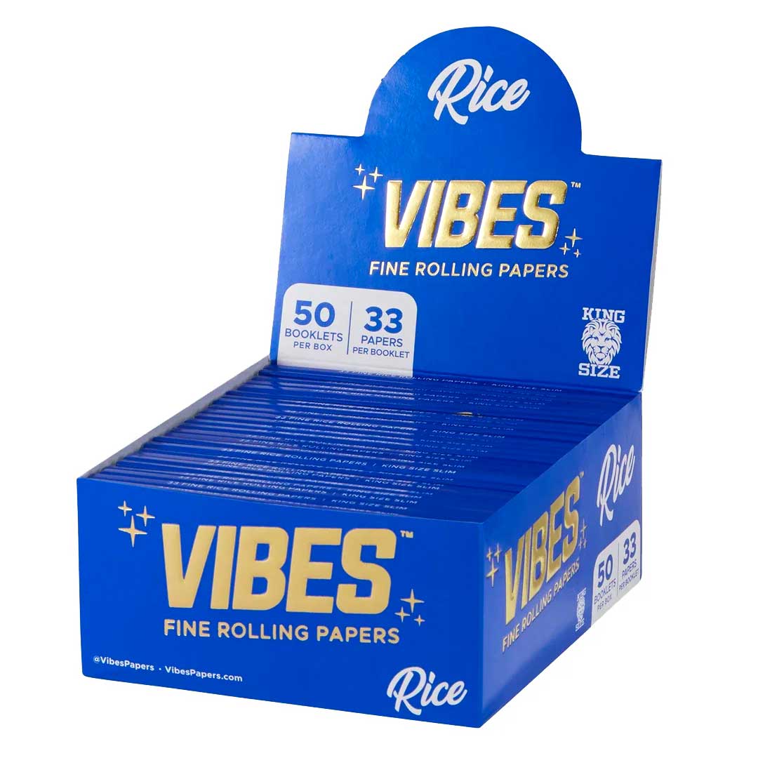 Vibes Rolling Papers Rice King Size Slim