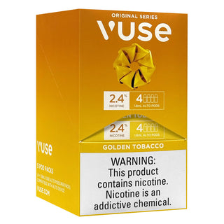 Vuse Alto Golden Tobacco Pods 2.4% Nic (5/4ct)