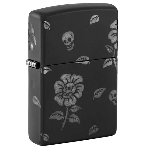 Zippo Flower Skulls Design