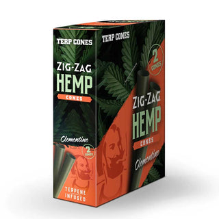Zig Zag Hemp Cones Clementine (15/2ct)