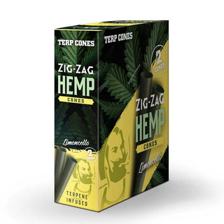 Zig Zag Hemp Cones Limoncello (15/2ct)
