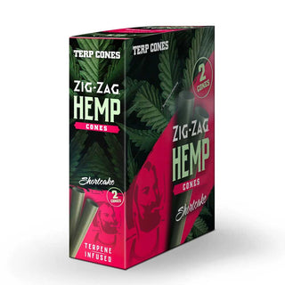 Zig Zag Hemp Cones Shortcake (15/2ct)