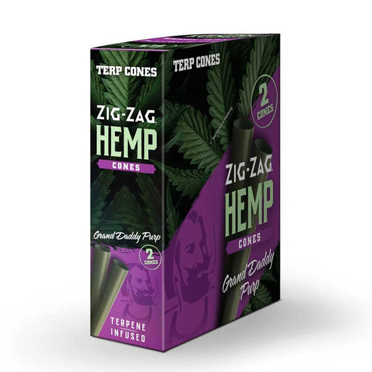 Zig Zag Terpene Infused Hemp Cones Grand Daddy Purp