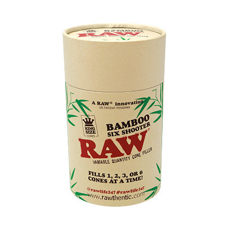 RAW Bamboo Six Shooter Cone Filler King Size