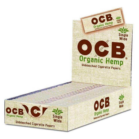 OCB Organic Hemp Single Wide Rolling Papers