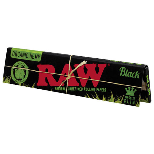 RAW Black Organic King Size Slim Paper