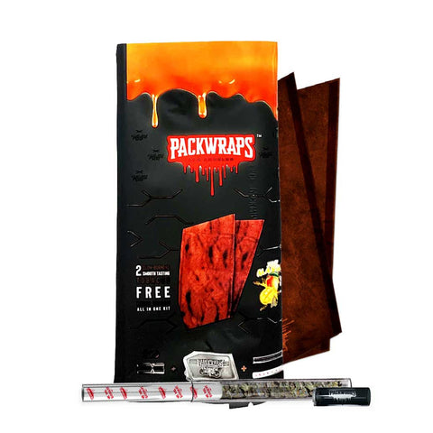 PACKWRAPS Hemp Wraps Juicy Mango Flavor