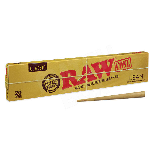 RAW CONE LEAN 20 CONES 1PK