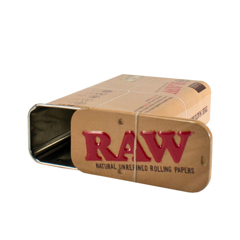 RAW Tin Case Large with Sliding Top