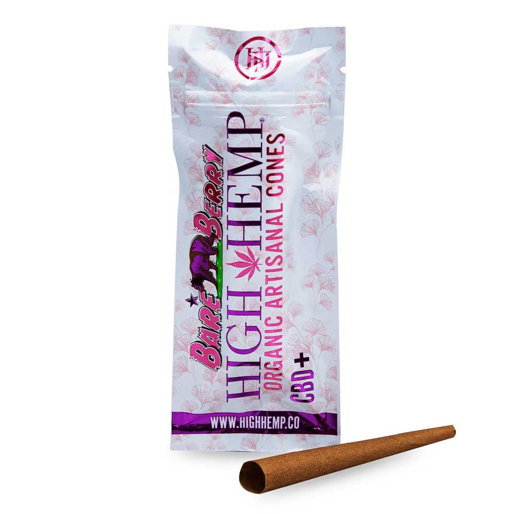 High Hemp Cones Bare Berry Flavored Pre Rolled Cones