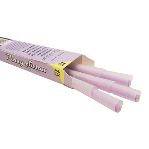 Blazy Susan 1 ¼ Size Purple Prerolled Cones - 6 Cones/Pack