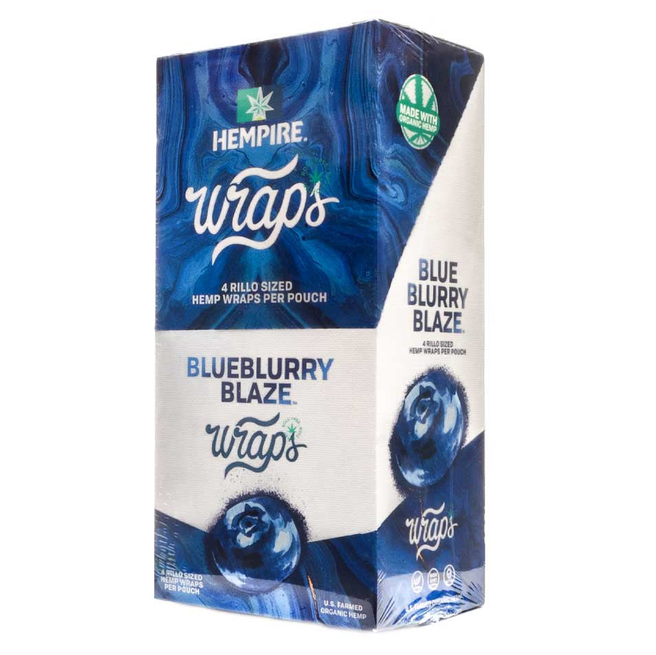 HEMPIRE HEMP WRAP BLUE BLURRY BLAZE