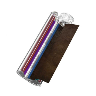 SideTwist XL Blunt Roller (Rainbow Pins Clear Body)