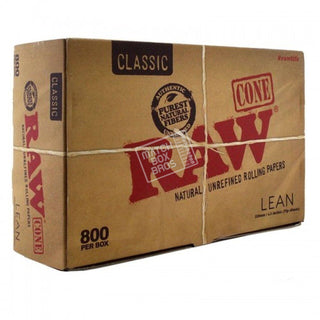 RAW Classic Lean Cones (Bulk 800/Box)